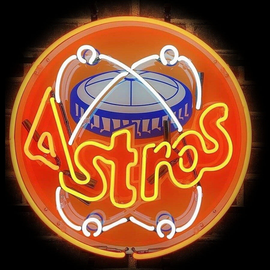 Commercial Glass Printing - Neon Signs Housto Astro, неоновая лампа,
